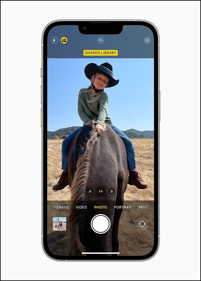 iPhoneのiOS16から使えるiCloud共有写真ライブラリのイメージ