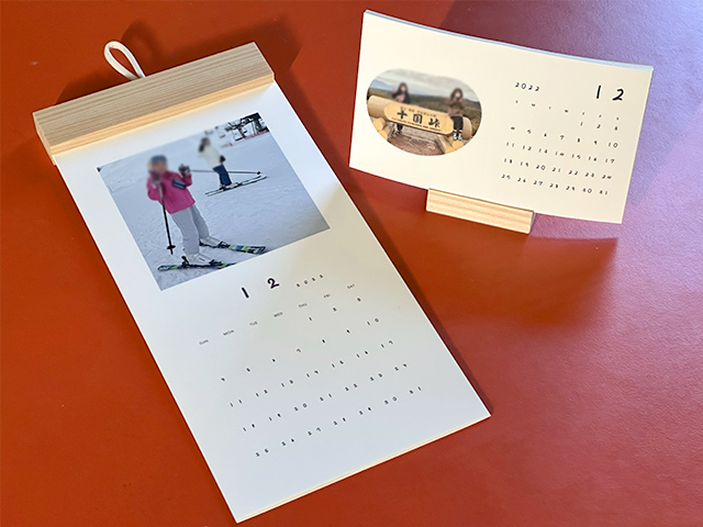OKURUでつくった子どもの手書きカレンダー